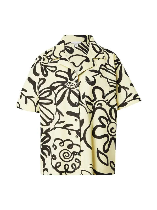 TOPSHOP TOPSHOP Bluza  svijetložuta / crna