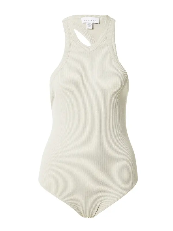 TOPSHOP TOPSHOP Bodi majica  svijetlobež