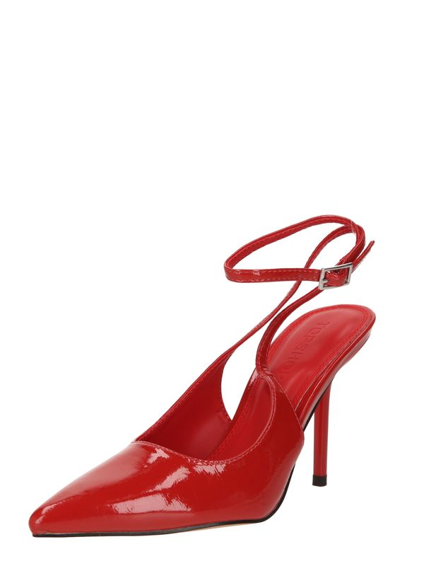 TOPSHOP TOPSHOP Cipele s potpeticom i otvorenom petom 'Eliza'  crvena