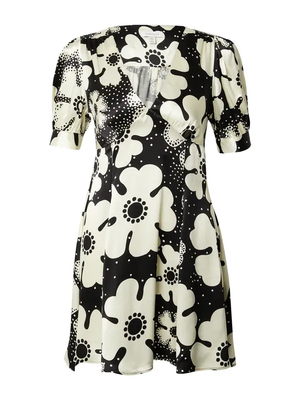 TOPSHOP TOPSHOP Haljina 'Bella'  crna / svijetla bež