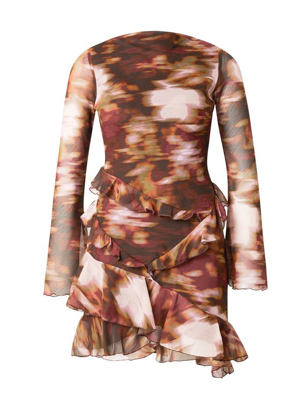 TOPSHOP TOPSHOP Haljina  boja pijeska / čokolada / zelena / burgund