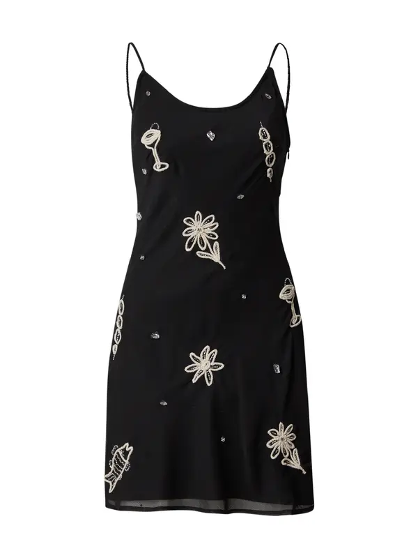TOPSHOP TOPSHOP Haljina  crna / bijela