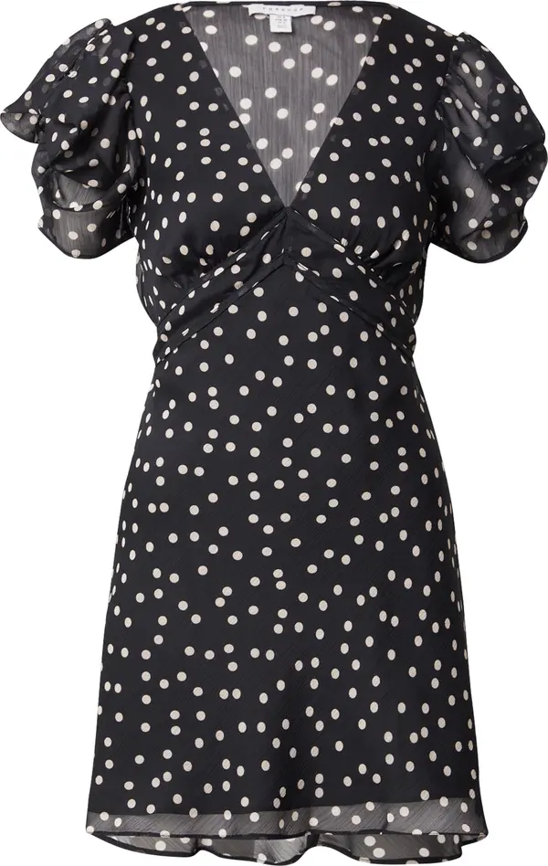 TOPSHOP TOPSHOP Haljina  crna / bijela