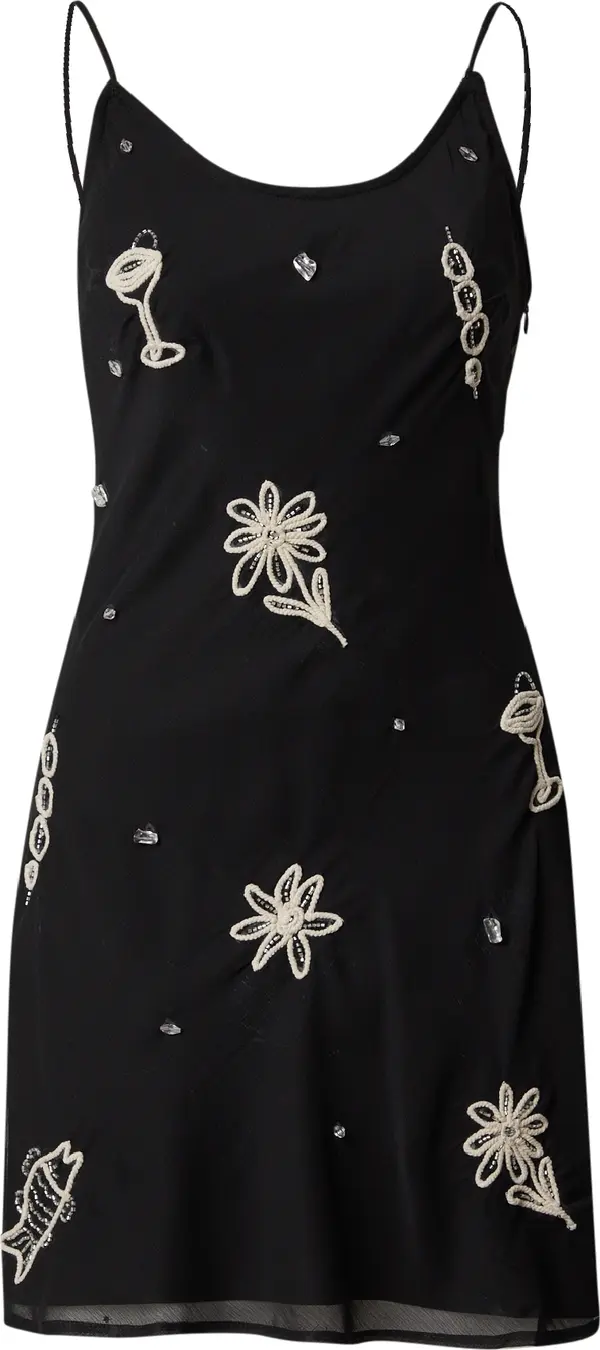TOPSHOP TOPSHOP Haljina  crna / bijela