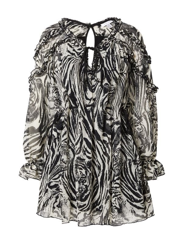 TOPSHOP TOPSHOP Haljina  crna / prljavo bijela