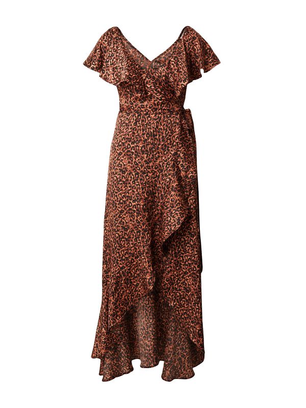 TOPSHOP TOPSHOP Haljina  hrđavo smeđa / svijetlosmeđa / crna