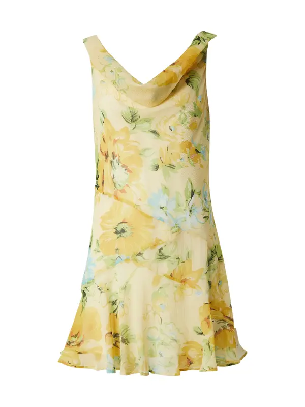 TOPSHOP TOPSHOP Haljina  svijetloplava / žuta / svijetložuta / svijetlozelena
