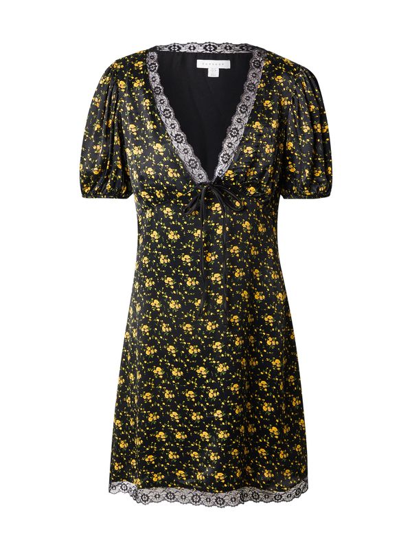 TOPSHOP TOPSHOP Haljina  žuta / zelena / crna