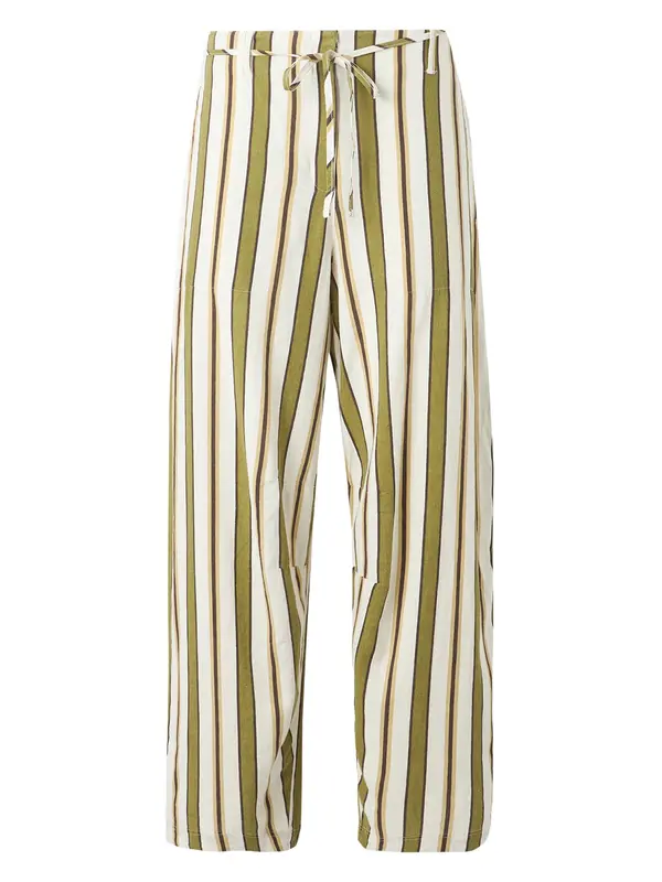 TOPSHOP TOPSHOP Hlače 'CLEO'  čokolada / svijetložuta / maslinasta / bijela