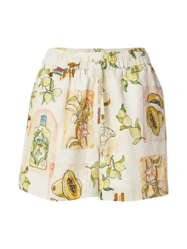 TOPSHOP TOPSHOP Hlače  ecru/prljavo bijela / limeta zelena / zelena / pastelno narančasta