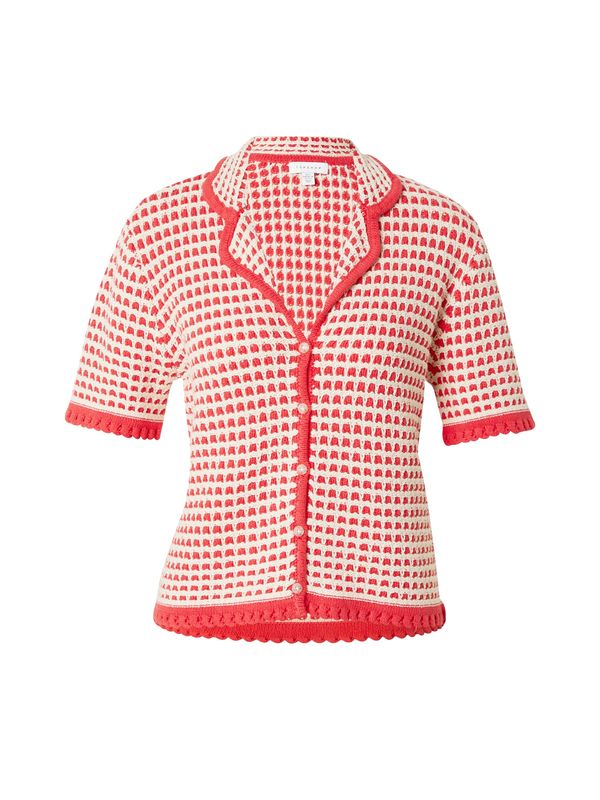 TOPSHOP TOPSHOP Kardigan  crvena / bijela