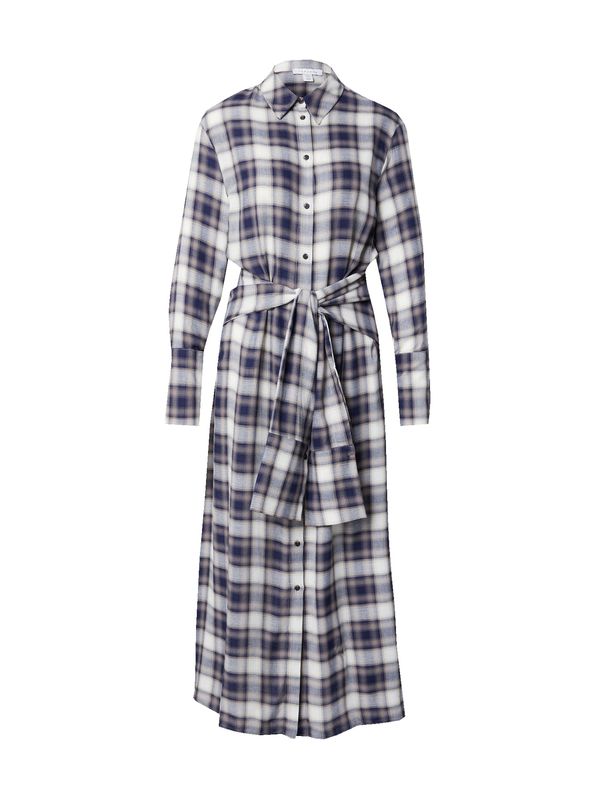 TOPSHOP TOPSHOP Košulja haljina  bež / mornarsko plava / plava melange / bijela