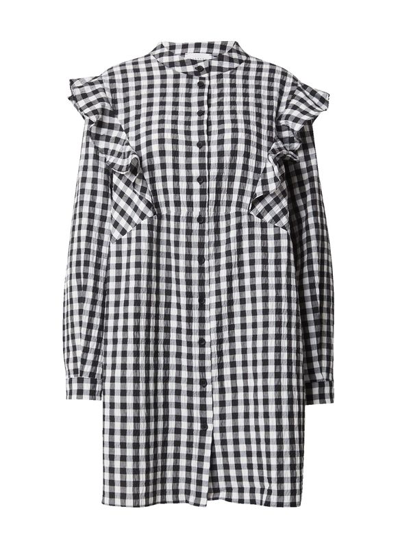 TOPSHOP TOPSHOP Košulja haljina  crna / bijela