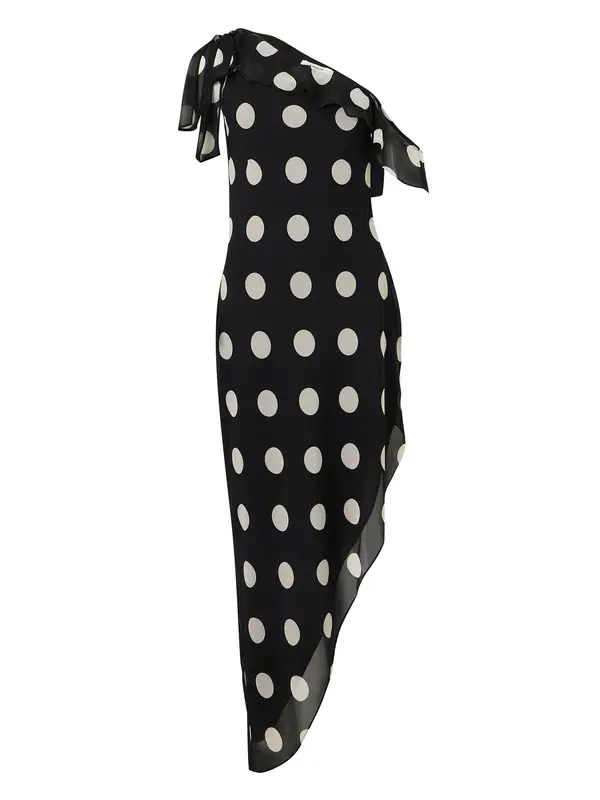 TOPSHOP TOPSHOP Ljetna haljina 'NILA'  crna / bijela