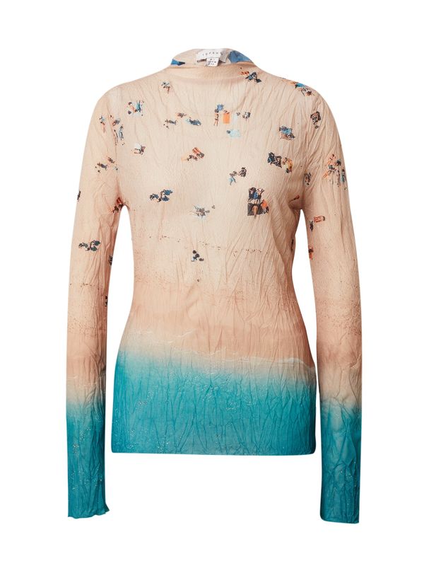 TOPSHOP TOPSHOP Majica  bež / žad / narančasta