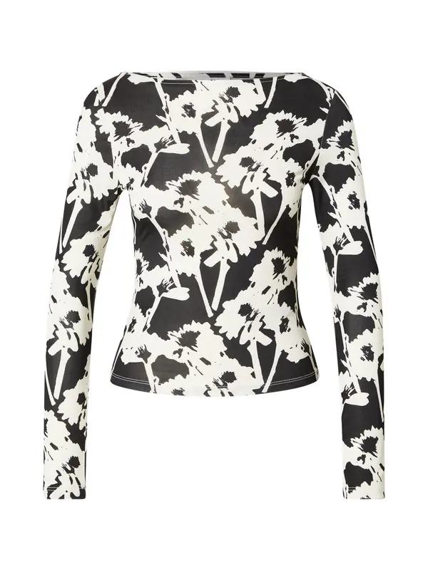 TOPSHOP TOPSHOP Majica  crna / bijela