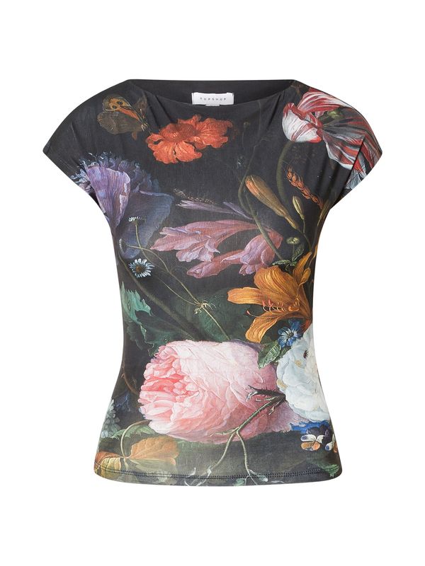 TOPSHOP TOPSHOP Majica  senf / tamno ljubičasta / roza / crna