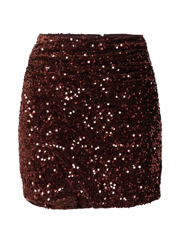 TOPSHOP TOPSHOP Suknja 'DOTTY'  čokolada