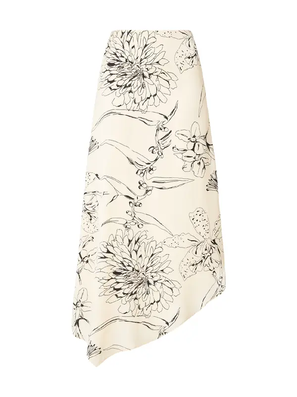 TOPSHOP TOPSHOP Suknja 'Mani'  crna / vuneno bijela