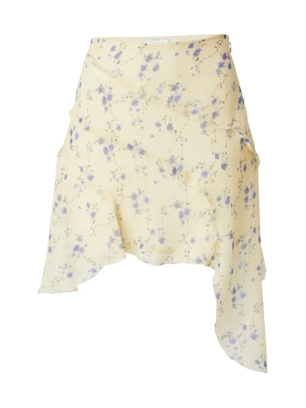 TOPSHOP TOPSHOP Suknja  plava / svijetloplava / pastelno žuta / maslinasta