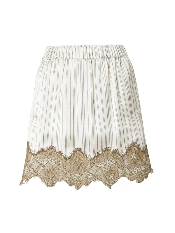 TOPSHOP TOPSHOP Suknja  siva / maslinasta / bijela