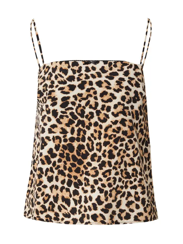 TOPSHOP TOPSHOP Top  boja slonovače / moka smeđa / crna