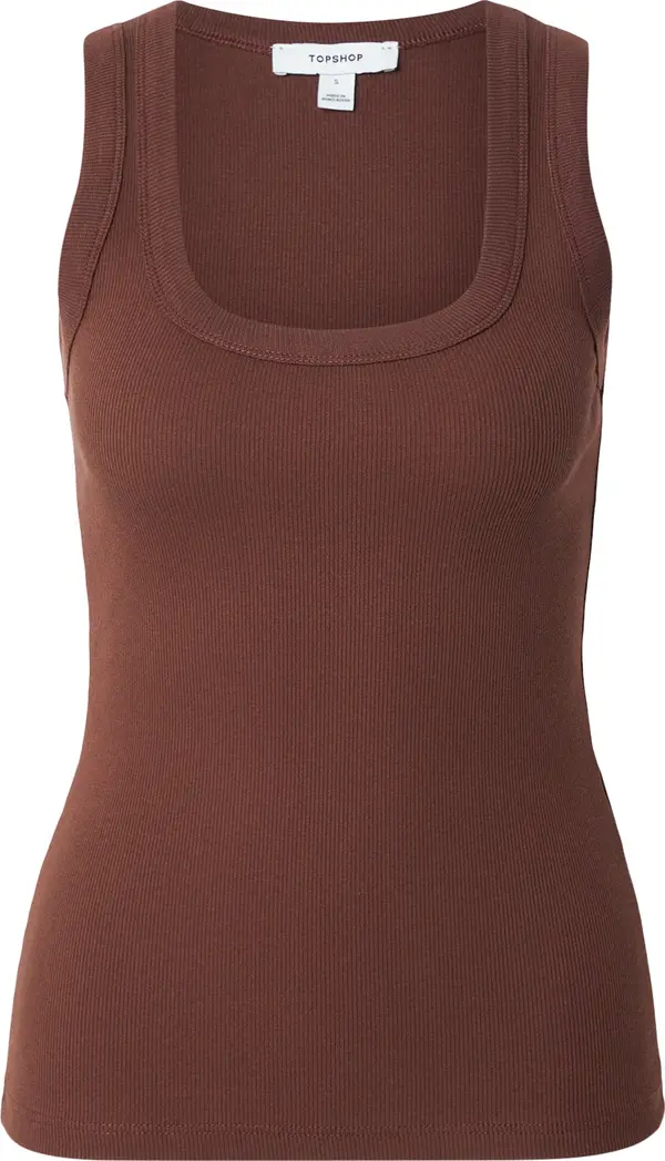 TOPSHOP TOPSHOP Top 'HONEY'  čokolada
