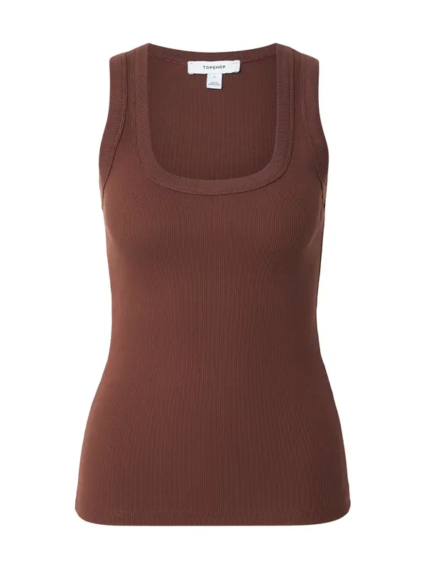 TOPSHOP TOPSHOP Top 'HONEY'  čokolada