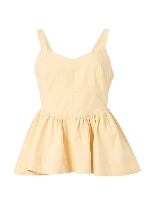 TOPSHOP TOPSHOP Top 'MIRANDA'  svijetložuta