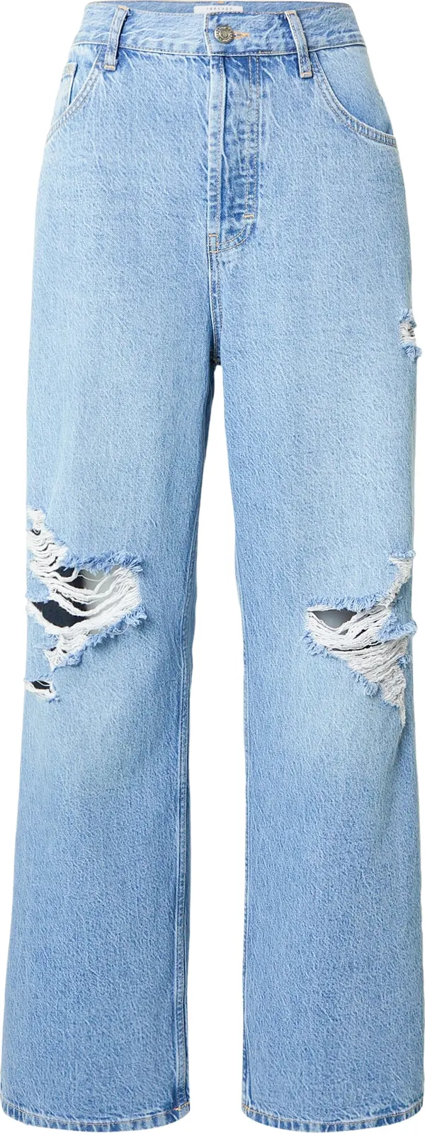 TOPSHOP TOPSHOP Traperice 'COLUMN'  svijetloplava