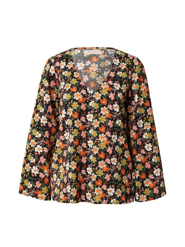 Traffic People Traffic People Bluza 'Pieta'  svijetlozelena / narančasta / lubenica roza / crna / bijela