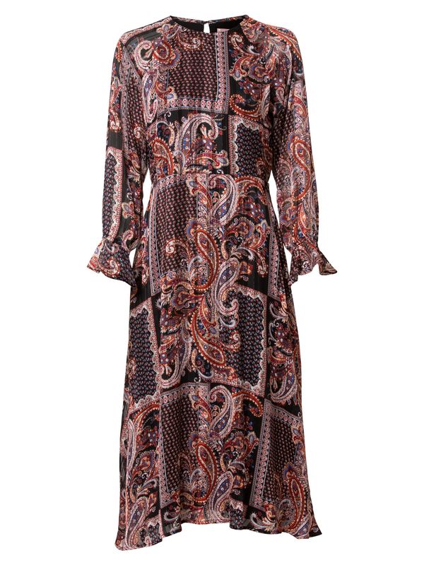 Traffic People Traffic People Haljina 'Hush'  plava / crvena / svijetlocrvena / crna