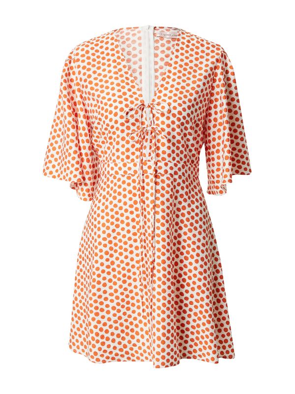 Traffic People Traffic People Haljina 'Little Lies'  narančasta / bijela