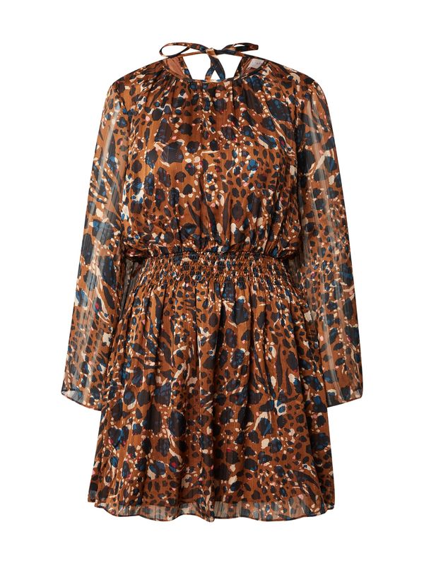 Traffic People Traffic People Haljina 'Mellow'  plava / mornarsko plava / smeđa / tamno smeđa