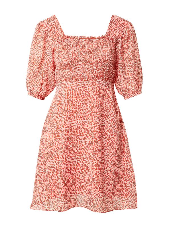 Traffic People Traffic People Haljina 'Tala'  hrđavo crvena / bijela