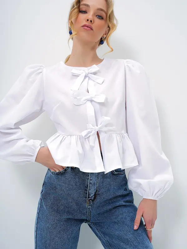 Trend Alaçatı Stili Trend Alaçatı Stili Bluza  bijela