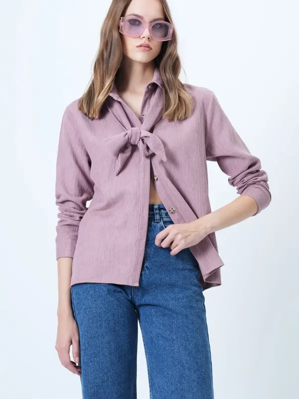 Trend Alaçatı Stili Trend Alaçatı Stili Bluza  prljavo roza