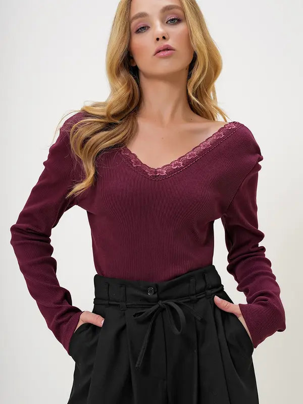 Trend Alaçatı Stili Trend Alaçatı Stili Majica  ciklama