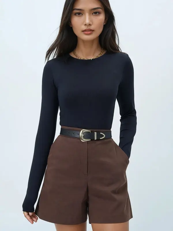 Trend Alaçatı Stili Trend Alaçatı Stili Majica  crna