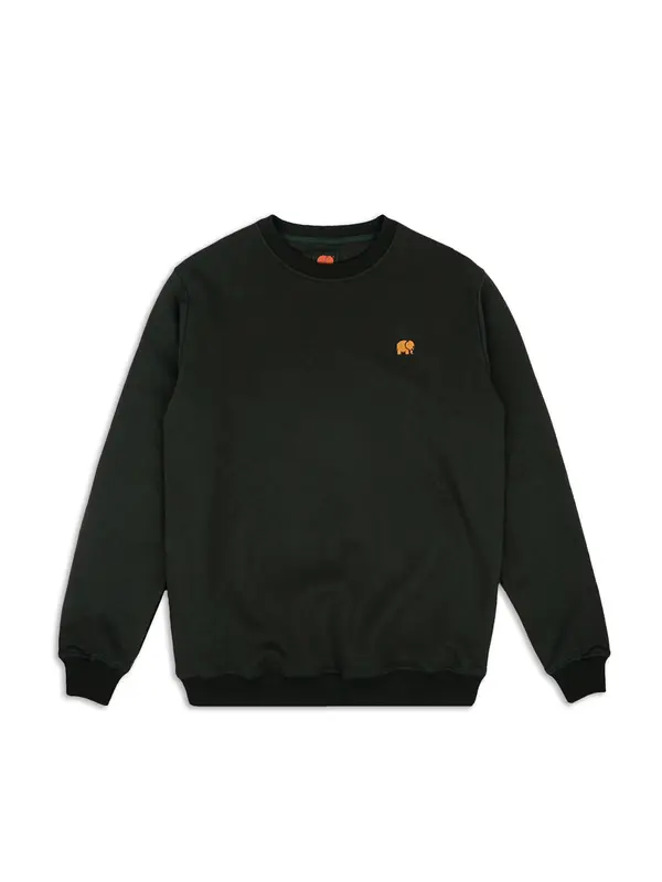 Trendsplant Trendsplant Sweater majica 'Essentials'  tamno zelena