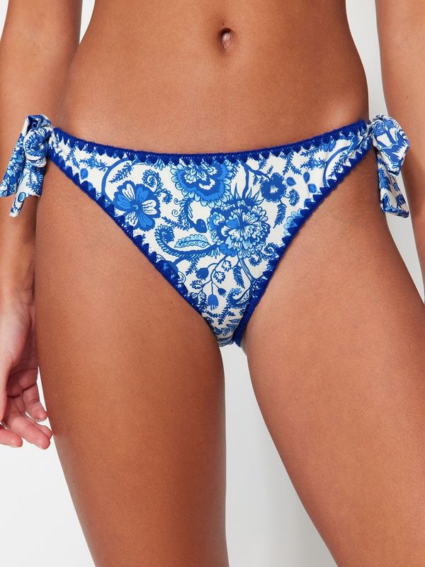 Trendyol Trendyol Bikini donji dio  plava / svijetloplava / bijela