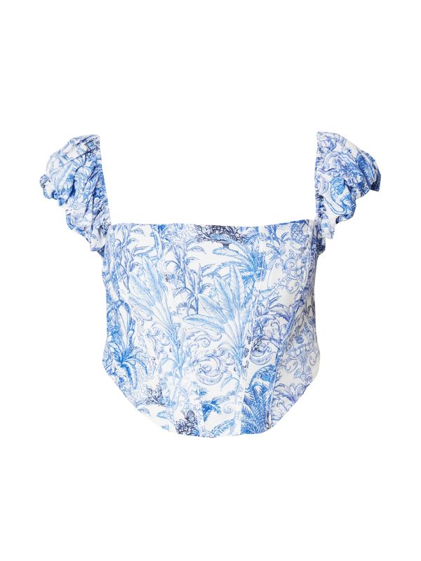 Trendyol Trendyol Bluza  plava / crna / bijela