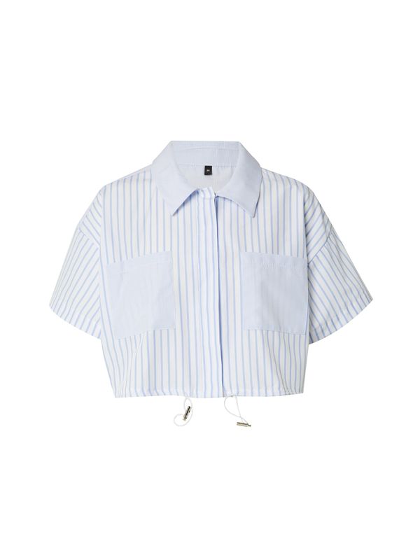 Trendyol Trendyol Bluza  svijetloplava / bijela