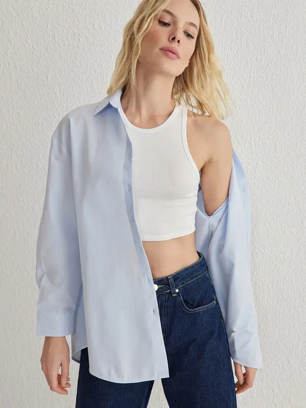 Trendyol Trendyol Bluza  svijetloplava