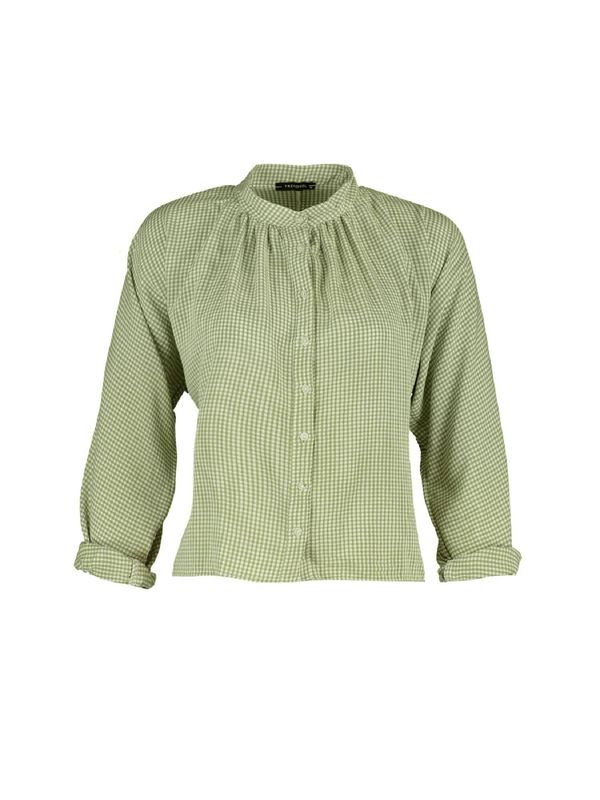 Trendyol Trendyol Bluza  svijetlozelena / bijela