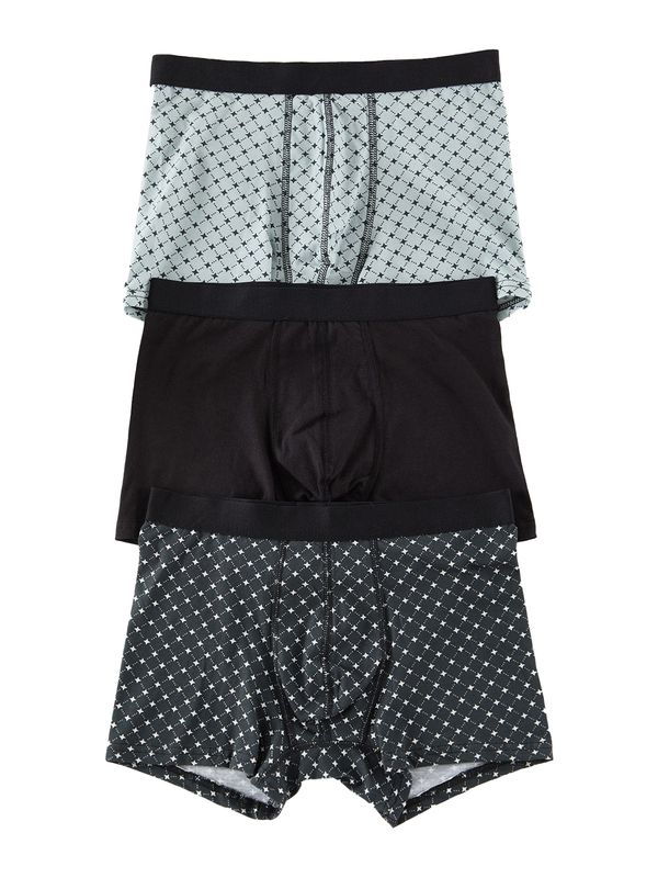 Trendyol Trendyol Bokserice  svijetlosiva / tamo siva / crna