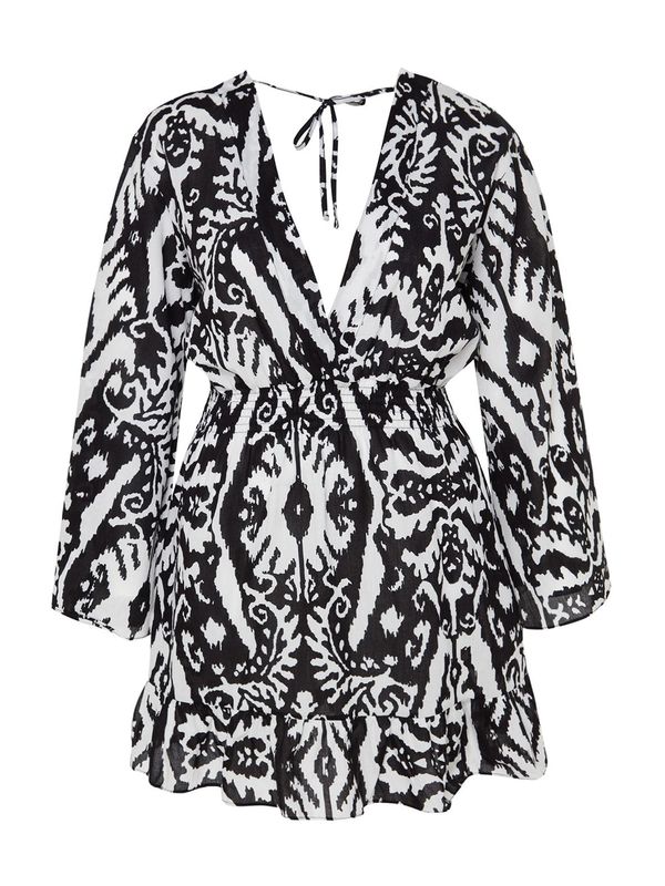 Trendyol Curve Trendyol Curve Haljina  crna / bijela