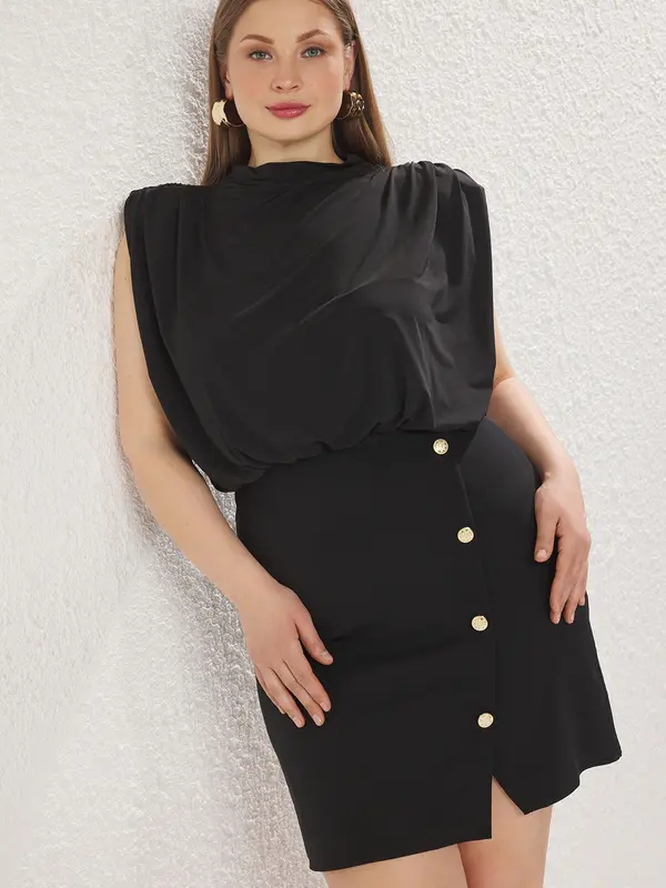 Trendyol Curve Trendyol Curve Haljina  crna