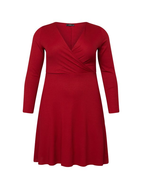 Trendyol Curve Trendyol Curve Haljina  mornarsko plava / crvena