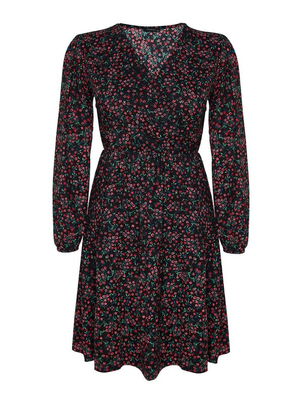 Trendyol Curve Trendyol Curve Haljina  zelena / burgund / svijetlocrvena / crna